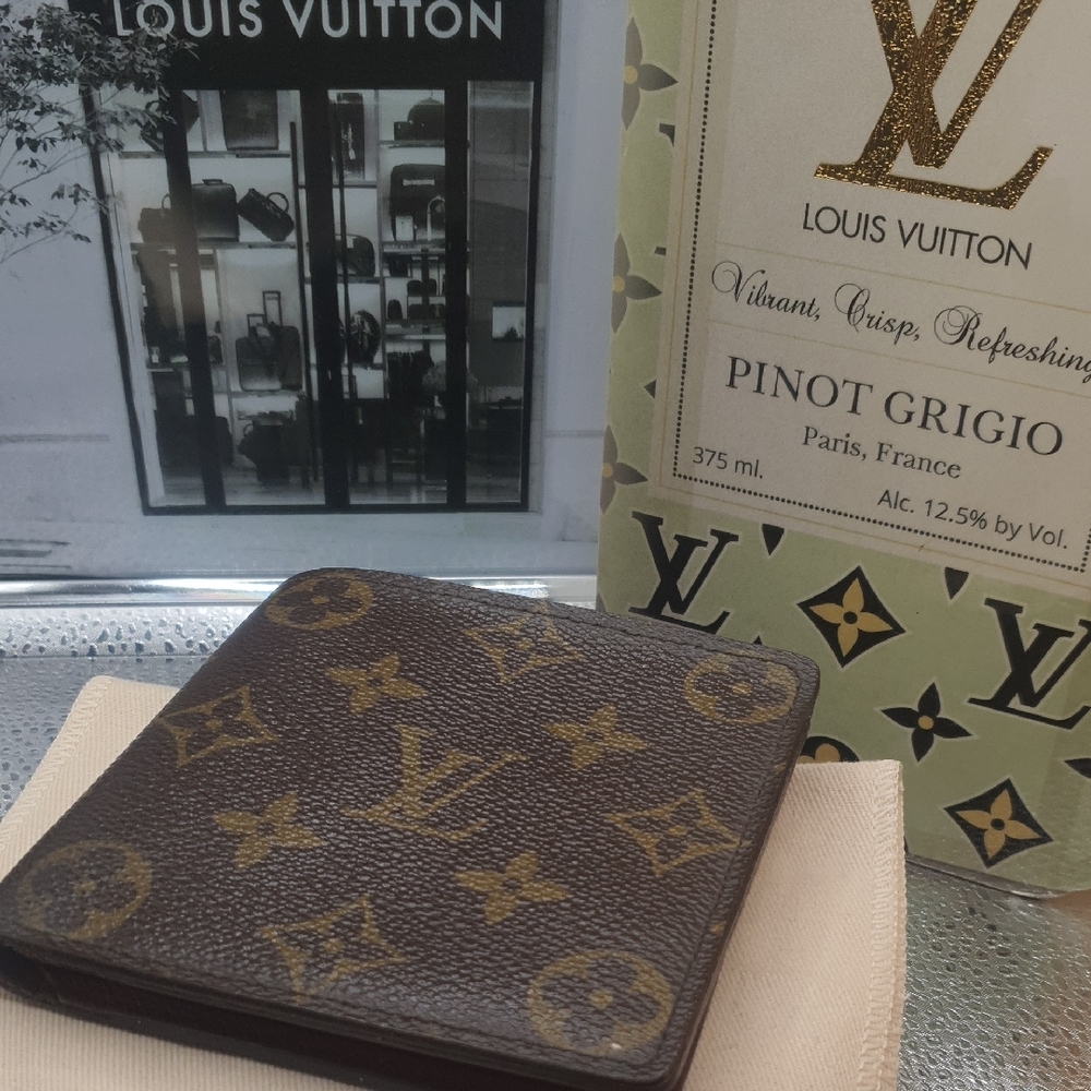🤎Louis Vuitton Brown Men's Monogram Wallet -EUC - Picture 8 of 14
